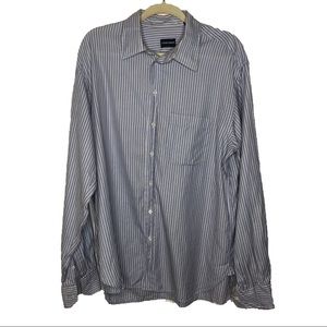 Giorgio Armani Stripe Button up Size 42/17